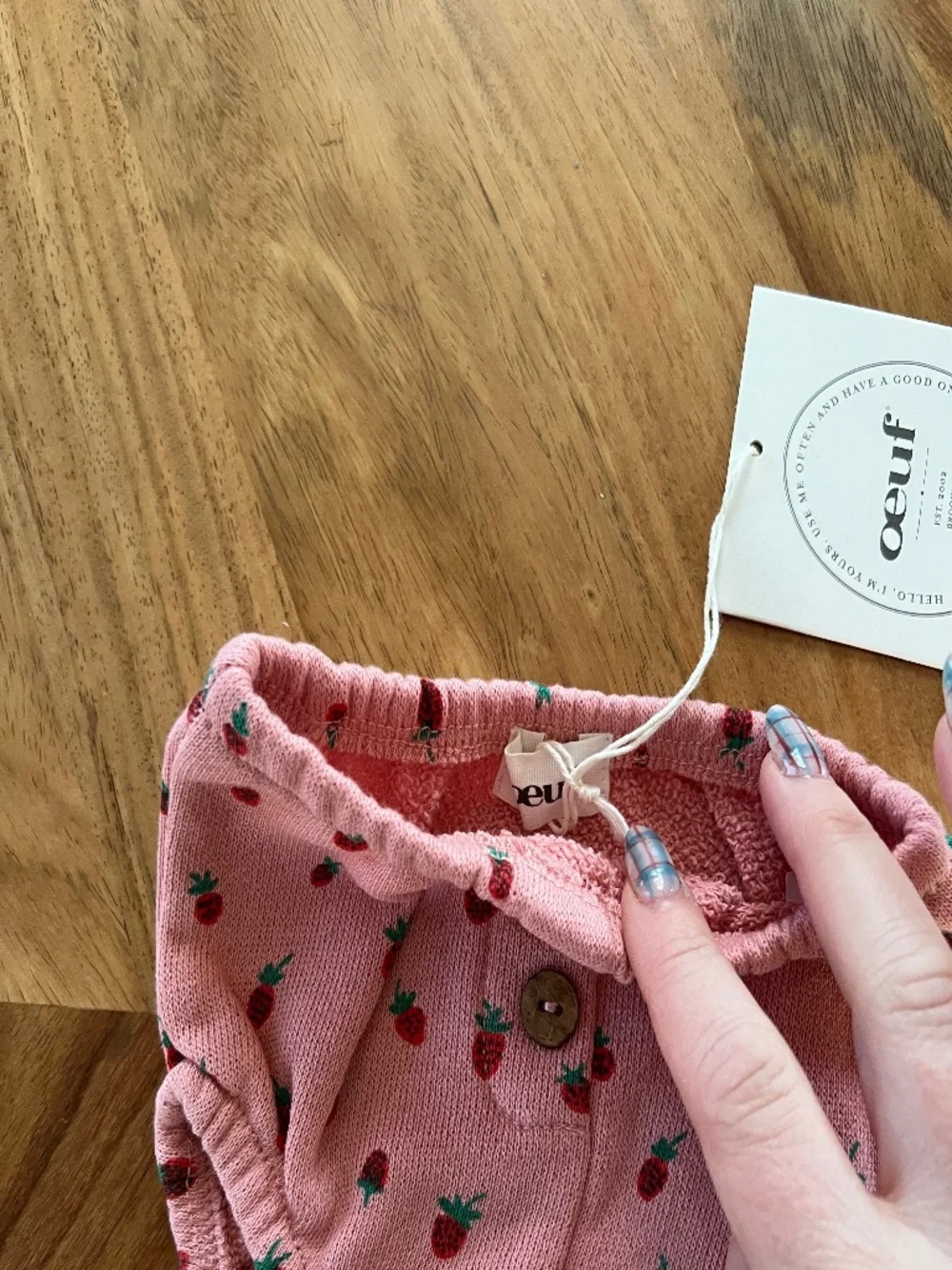 Oeuf Strawberry Diaper Cover